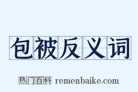 包被反义词是什么意思的图片